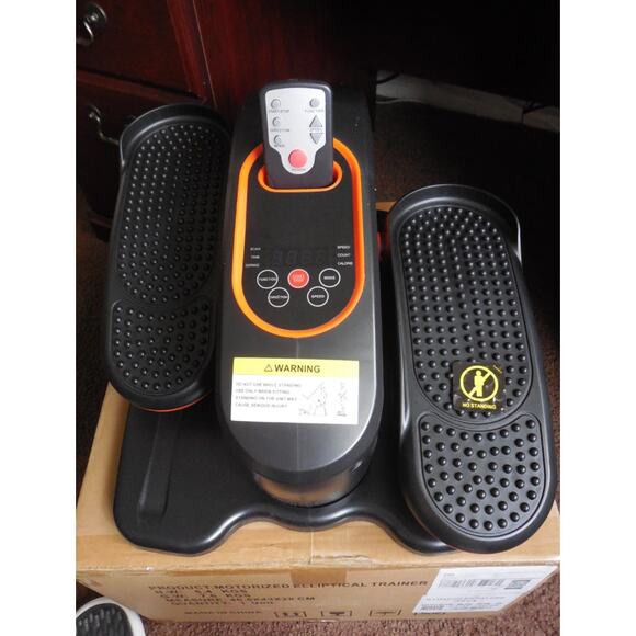 New in Box Under Desk Elliptical Machine Leg Exerciser Pedal Sitting - Picture 7 of 8